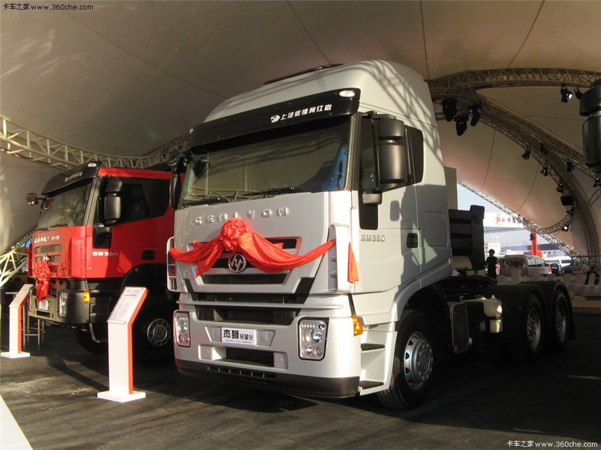 紅巖杰獅攪拌車展示圖7