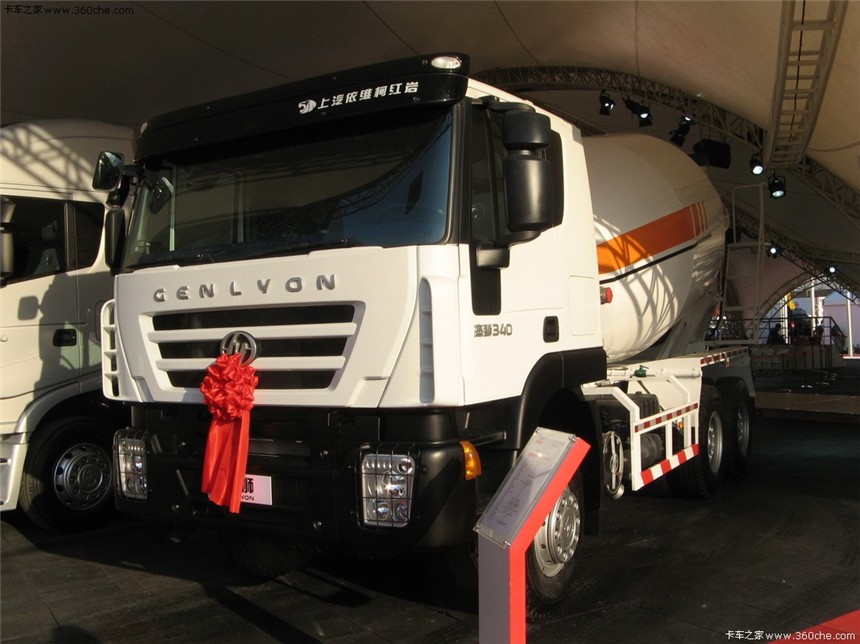 紅巖杰獅攪拌車展示圖8